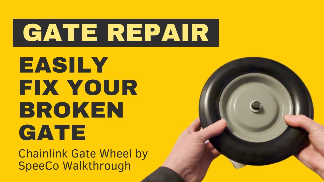Fast and Easy Gate Wheel Repair - SpeeCo Gate Wheel