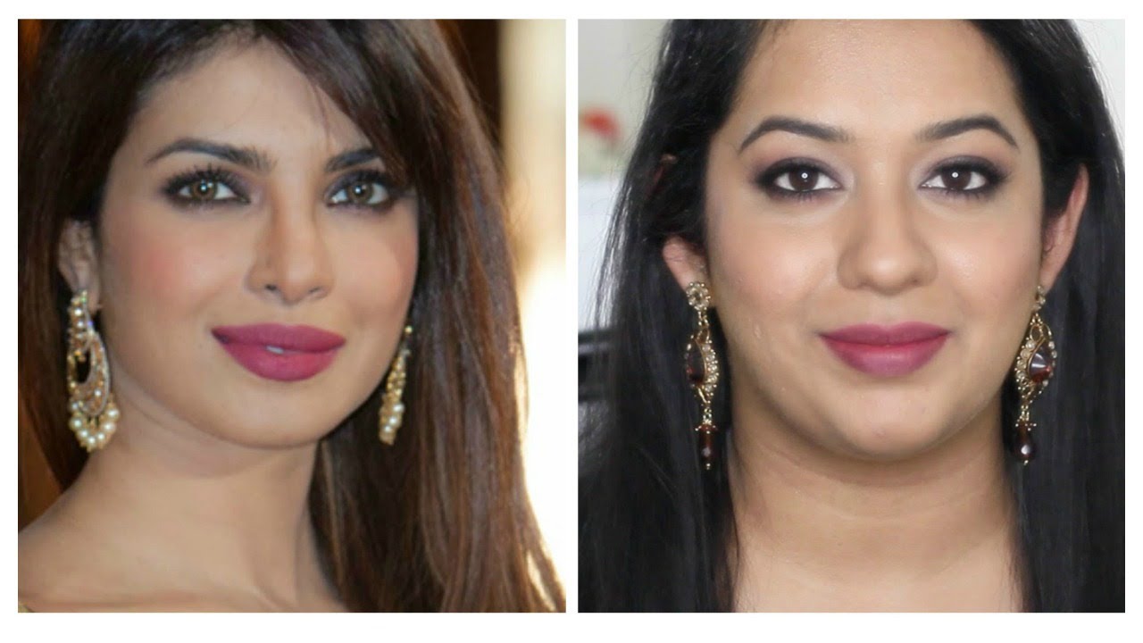 Priyanka Chopra Inspired Makeup | Bollywood Series | Beautylashes19 - YouTube