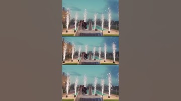 Moka sfx cold spark machine for wedding event #shorts #event #wedding #spark #weddingideas #moka