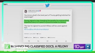 Verify: Did Trump sign law to increase penalty for mishandling classified docs?