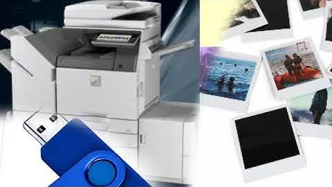 How to Print from USB (Sharp MX SERIES )