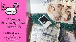 Close to My Heart (CTMH) - Kit Unboxing