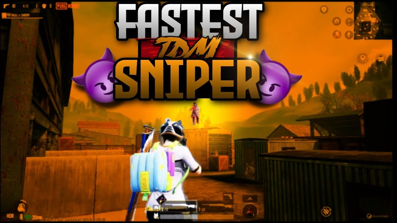 FASTEST TDM SNIPER EMULATOR PLAYER [PUBG]
