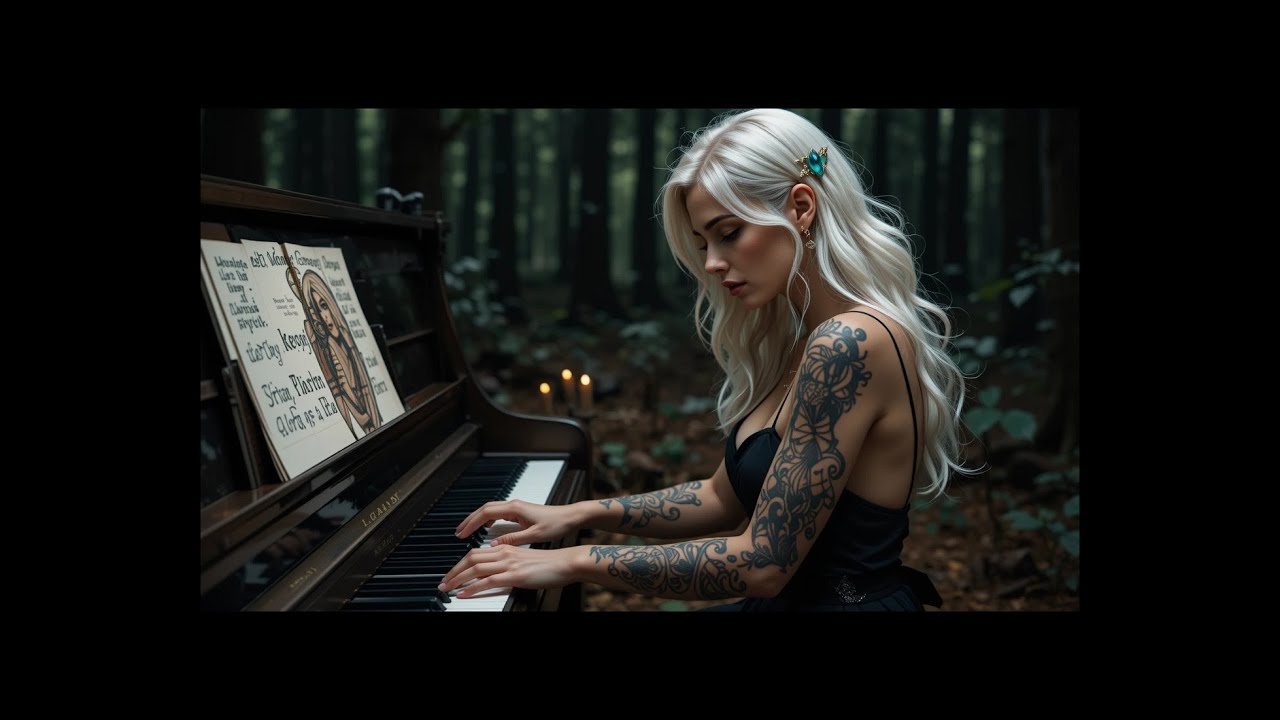 AI - Romantic piano, delicate melodies, flowing arpeggios, gentle dynamics