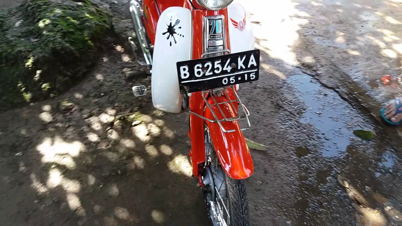 Di jual  Honda C70  tahun 1975 mesin 3 speed ori cdi YouTube