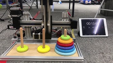 Robot solves Hanoi Tower - arduino