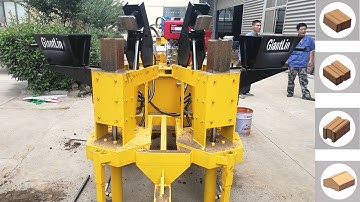 M7MI twin hydraulic interlocking soli cement hydraform block brick making machine in ghana kenya