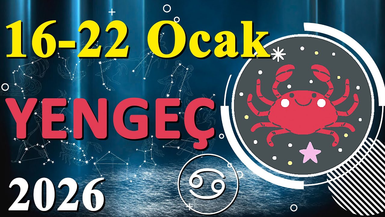Yengeç Burcu Haftalık Tahminler – 16–22 ocak 2026 Aşk, İş ve Para