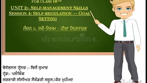 Employability Skills, Unit 2 (self management) Session 4: Self-regulation  #Goal Setting