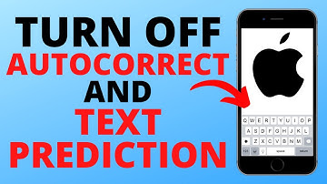 How to Turn Off Autocorrect & Text Predictive on iPhone