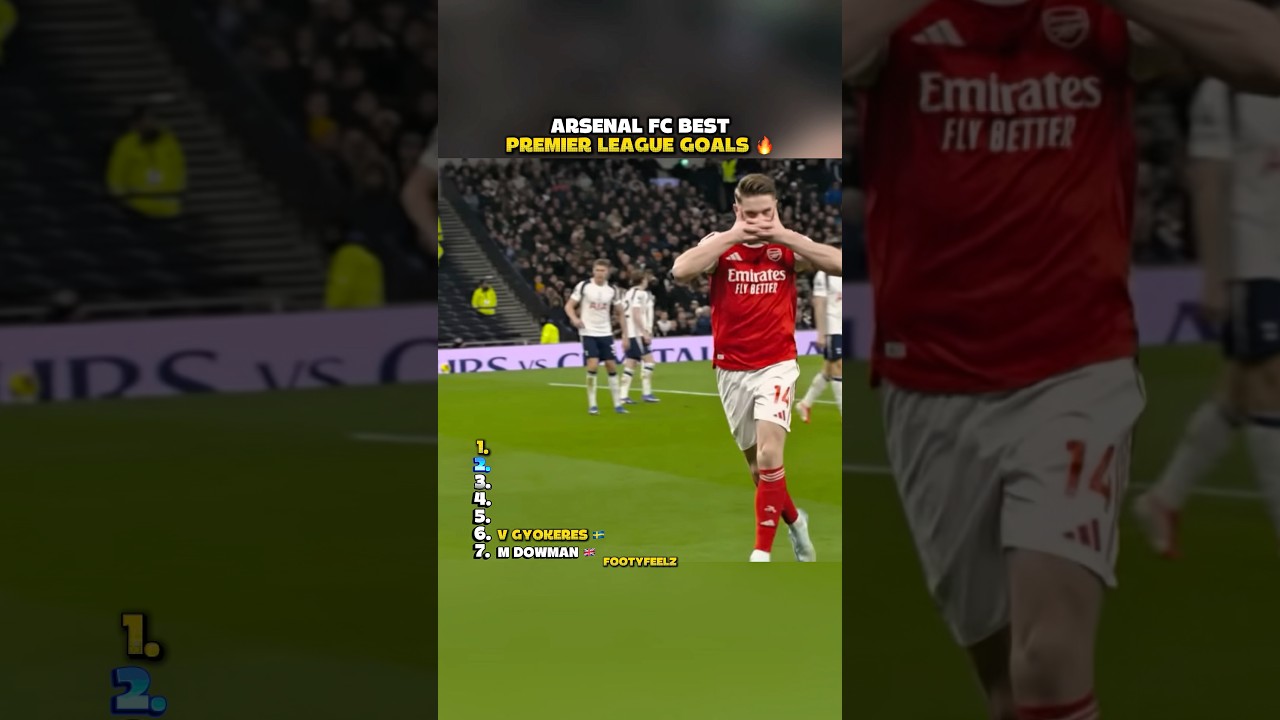 Arsenal FC best PL Goals 2025/6💥