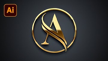 Professional Logo Design: Letter A Logo Design Illustrator | Adobe Illustrator Logo Design Tutorial