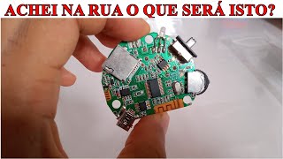 REAPROVEITANDO PLAQUINHA ELETRÔNICA QUE ENCONTRE JOGADA NA RUA