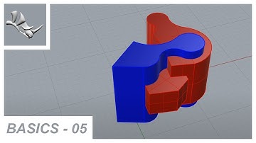 Boolean Tools - Rhino Basics - Part 5