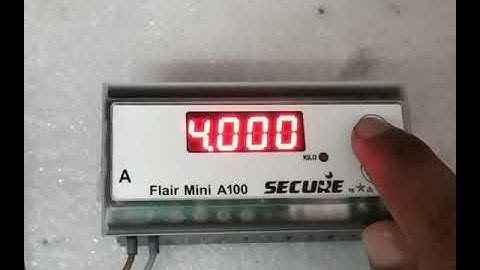 Secure Flair I100 Ammeter Configuration video