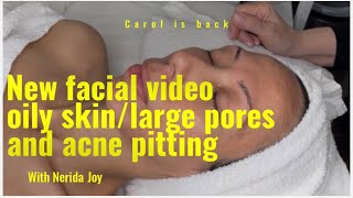 LIVE facial for an oily/lg pores/ pitted acne skin by Nerida Joy 15,958 views 11 months ago 1 hour, 6 minutes