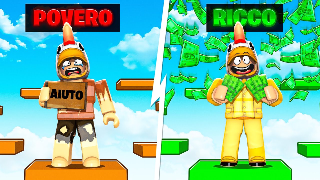 DA POVERO A RICCO SU ROBLOX!!