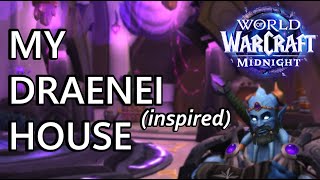 Draenei Inspired Interior (World of Warcraft Player Housing)