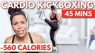 Cardio Kickboxing Workout to Burn Fat at Home | 45 Minute Low Impact HIIT Workout | growwithjo screenshot 3