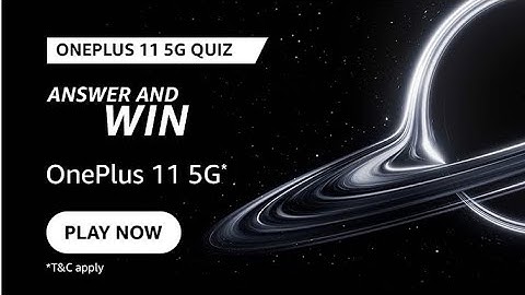 Win ONEPLUS 11|Amazon ONEPLUS 11 5G QUIZ ANSWERS | Amazon QUIZ answers TODAY | AMAZON QUIZ TODAY
