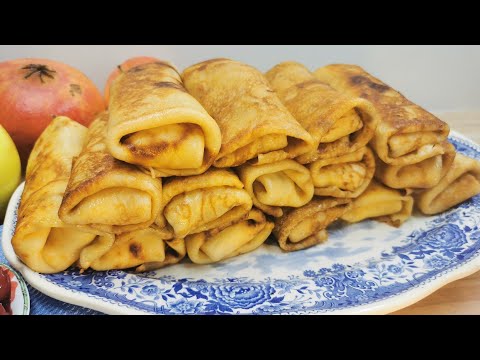 Video: Wie Man Leckere Pfannkuchen Mit Quarkfüllung Macht