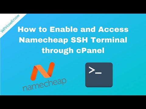 How to Enable and Access Namecheap SSH Terminal through cPanel