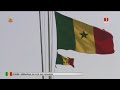Senegal national anthem  flag raising ceremony