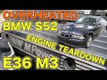 BMW E36 M3 S52 Engine Teardown! THIS? You Parked Your Car In the Weeds For Years Over This?