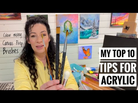 Are you using your brushes WRONG? Art Brush Secrets -  #malerei  videos