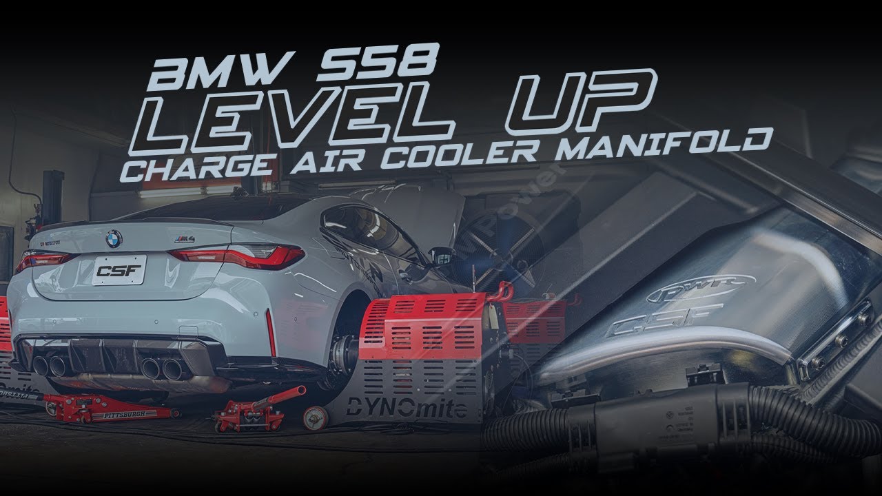 CSF BMW S58 "Level Up" Charge Air Cooler Manifold Intercooler Testing