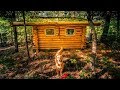 First Hot Sauna in the Forest | Off Grid Log Cabin Life