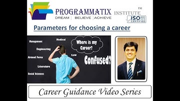 How To Choose Your Career  Prof Pratik Upadhya  | Programmatix Insitute