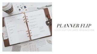 Planner Flip: Louis Vuitton GM Agenda | September Set Up