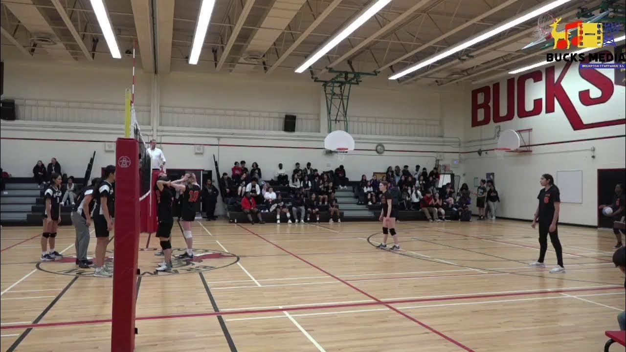 Brampton Christian School vs Brampton Centennial Secondary School Jr Girls Volleyball YouTube