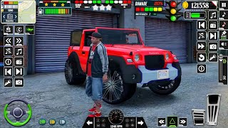 Offroad Jeep Fahrsimulator - Mahindra Thar 4x4 Abenteuer | Realistisches Offroad SUV Spiel screenshot 3