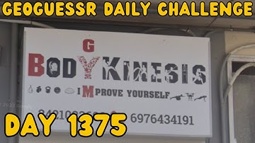 Worst logo ever! Geoguessr daily challenge day 1375!