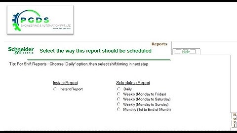 Report & SCHEDULE