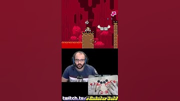 Kaizo Mario || Dynamic Mario: Sliding Through Lava Cave and Unlocking Door to Goal