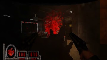 Doom 2 going down map 9 -  ultra crispy and vanilla doom plus