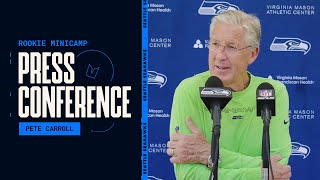 Pete Carroll: &quot;We’re Gonna Compete Wherever We Can&quot; | Rookie Minicamp Day 1 Press Conference