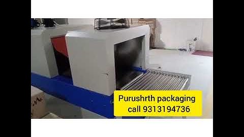 SEMI AUTOMETIC WEB SEALER WITH SHRINK WRAPPING MACHINE