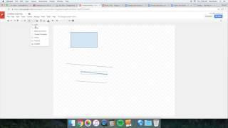 Inserting Lines in Google Drawings