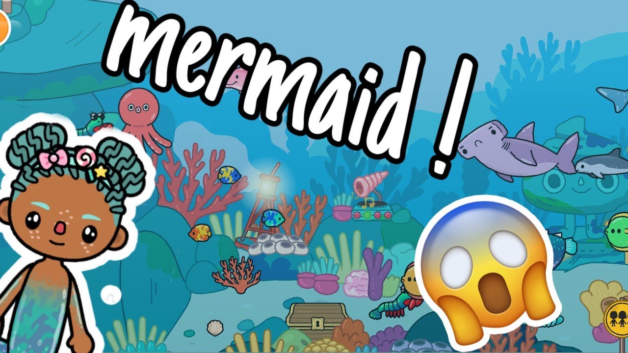 HOW TO MAKE A MERMAID IN TOCA BOCA 