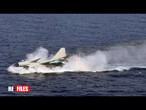 Horrible Videos, China J-10 fighter jet crashing into river