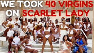 We sailed Scarlet Lady with 40 Virgins 🤯