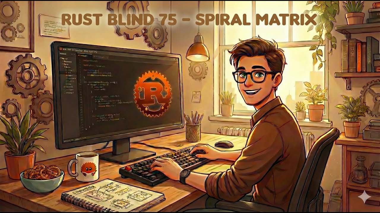 Слепой 75 в цвете «Ржавчина» — Спиральная матрица