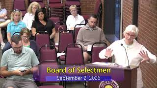 East Lyme, CT Board of Selectmen 09/02/2026
