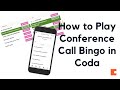 How to Play Conference Call Bingo - Template & Tutorial (Coda)