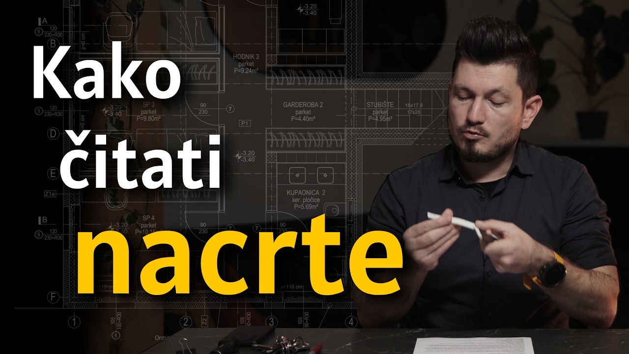 Kako čitati arhitektonske nacrte│Vodič za početnike
