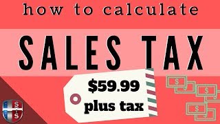 How to calculate sales tax and final price